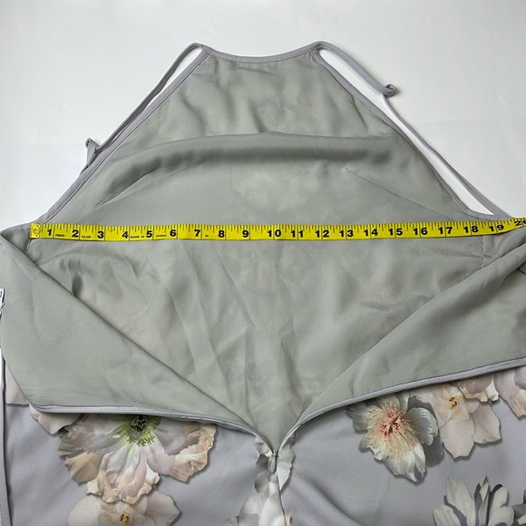 Finders Keepers Revolve Halter Maxi Floral Dress Size M Check the Rhyme - Picture 13 of 16